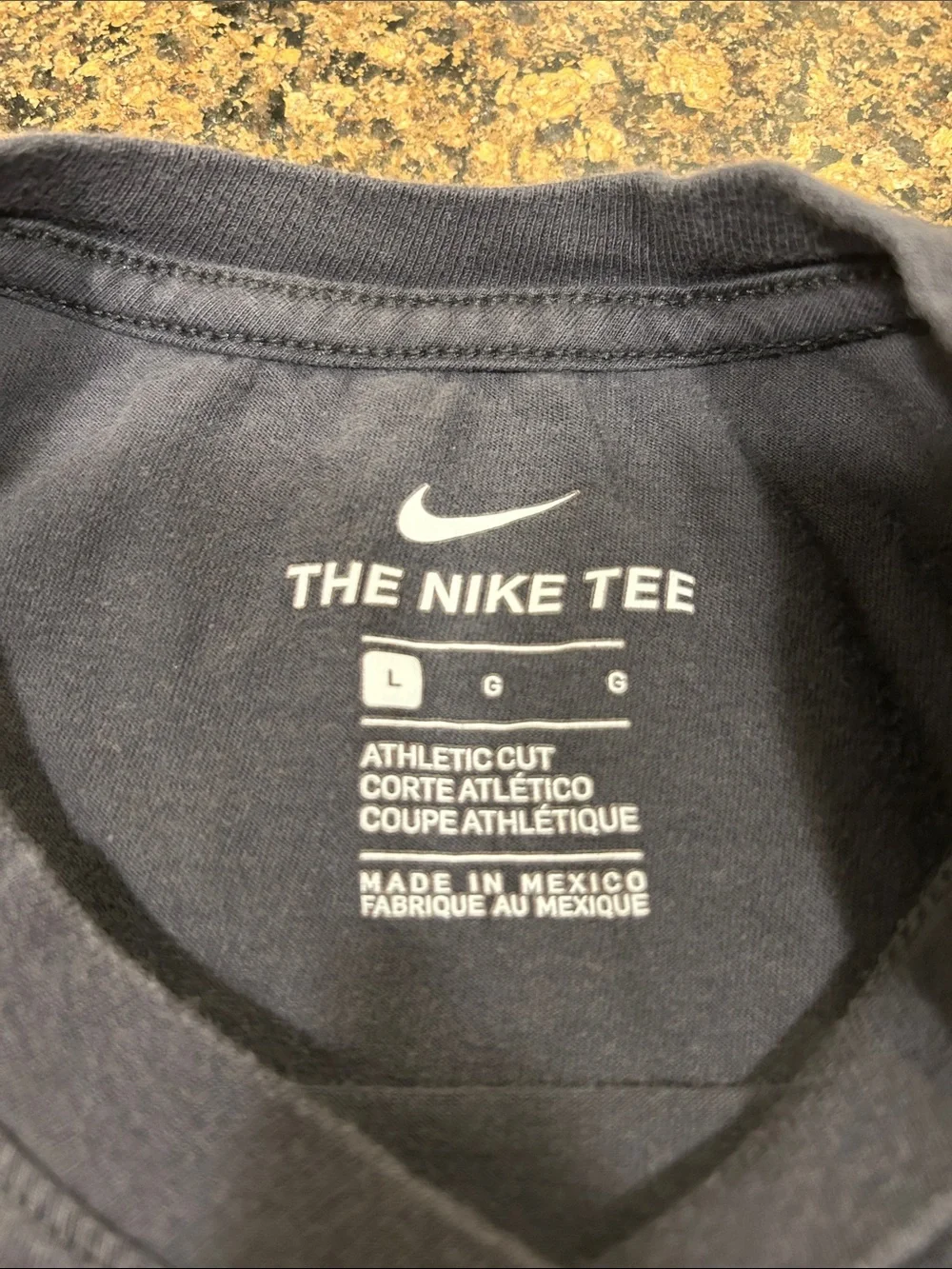 Nike Black/Gray Georgia Bulldogs Logo Short Sleeve Tee